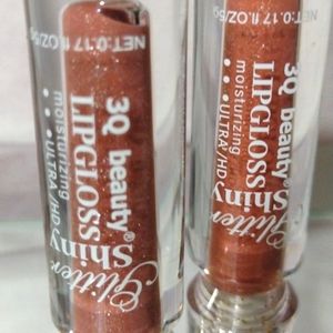 3Q Glitter Lipgloss Colours #4 # 5 NWT